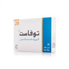 توفاست 20 مجم 30 قرص