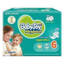 حفاضات كرتون بيبي جوي 6-60 حفاض 