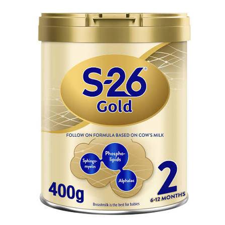 حليب اطفال S 26 رقم 2 حجم 400 جم