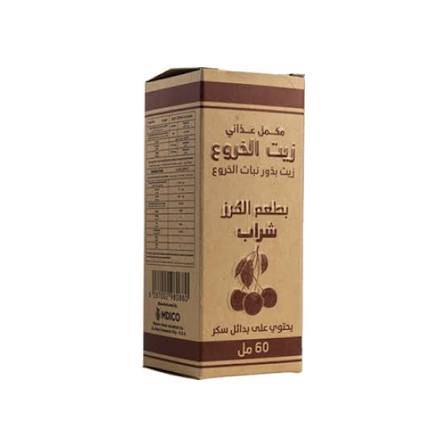 زيت خروع بطعم الكرز 60 مل زيت للشعر