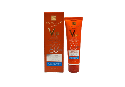 بونجور واقي شمس +60 SPF حجم 130 مل 