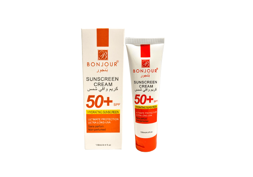 بونجور واقي شمس 50+ SPF حجم 130 مل