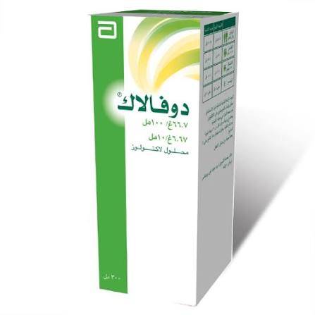 دوفالاك محلول 300 مل ملين لعلاج الإمساك 