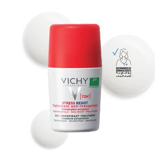 مزيل عرق فيتشي سترس الاحمر VICHY 