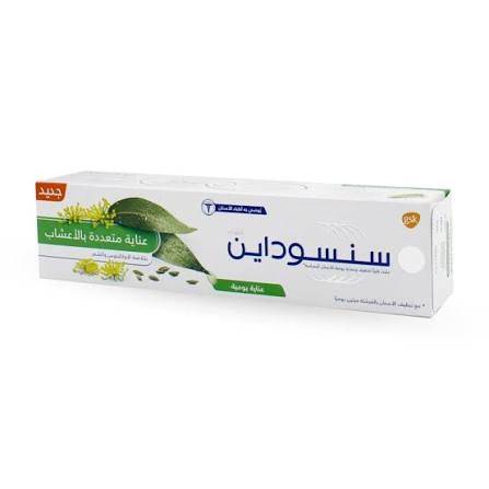 سنسوداين بالاعشاب عناية يومية 100 جم معجون اسنان 