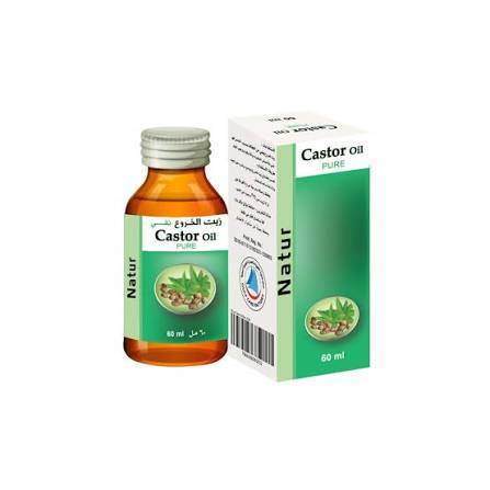 زيت خروع بطعم نقي 60 مل زيت للشعر