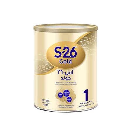 حليب اطفال S 26 رقم 1 حجم 400 جم