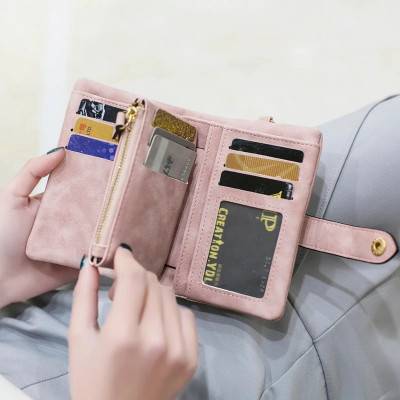MIYIN-محفظة كورية لطيفة للنساء ، حقيبة يد متعددة البطاقات قابلة للتغيير ، خصم مزدوج ، إبزيم لطيف ، جديد ،