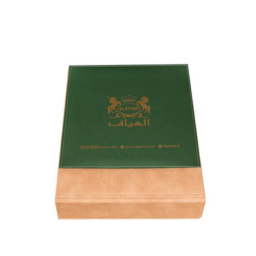 علبة مشلح جلد فاخر
