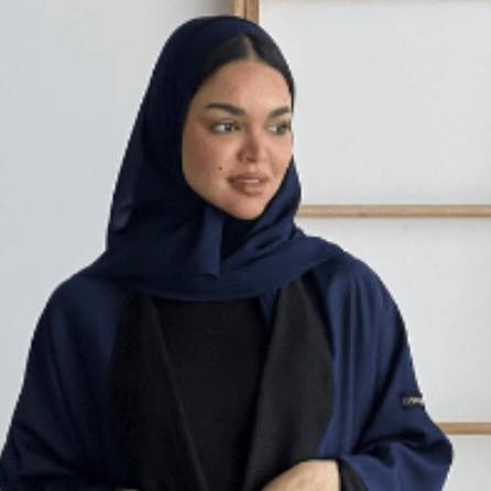 طرحة كُحلي سادة