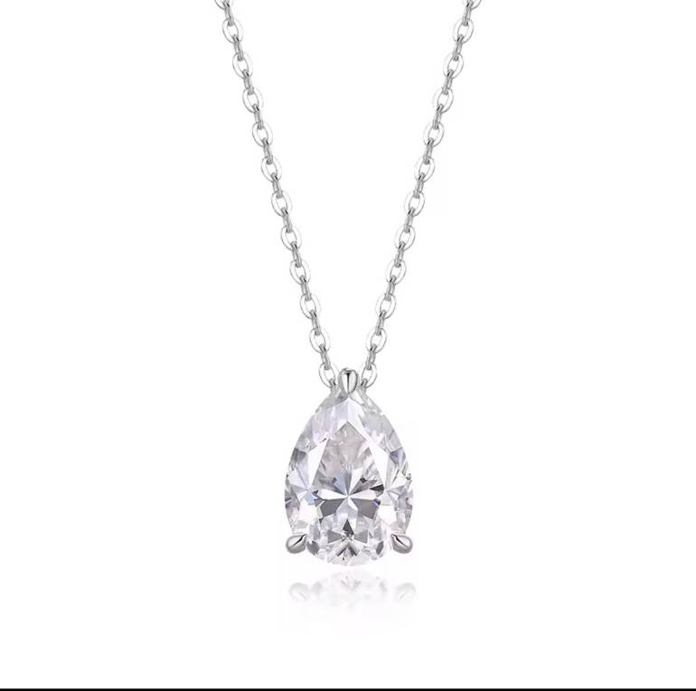 عقد مويسانيت كمثري 💎
