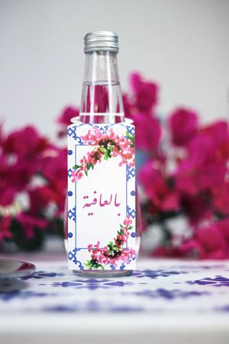 مجموعة من ( 12 ) تعليقة ماء  . . سانتوريني