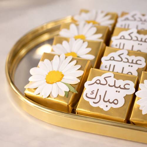 36 استكر للشوكلاته . .( بثلاث اشكال متنوعه )  . . مجموعة فرح