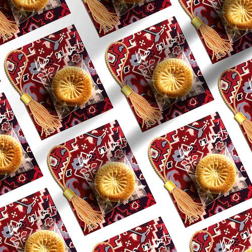مجموعة من 18 بطاقة للتوزيعات . . تصميم السجاد . .