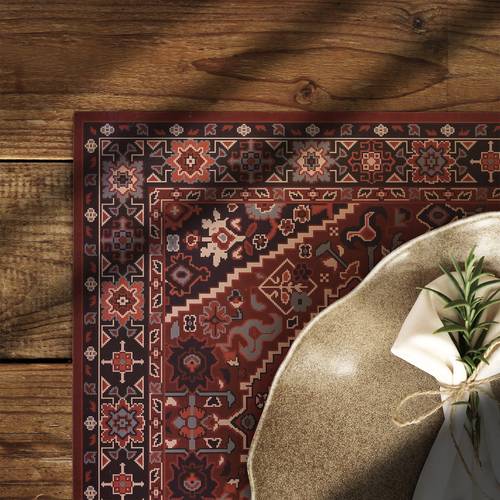 مجموعة من ( 12  ) مفرش ( ورقي )  للأطباق . . تصميم السجاد . .