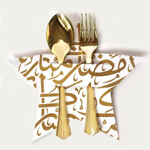 Cutlery Holders – Ahlan Ramadan Theme (Set of 12)