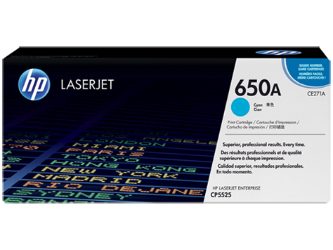 حبر ليزر اتش بى 650A ازرق CE271A