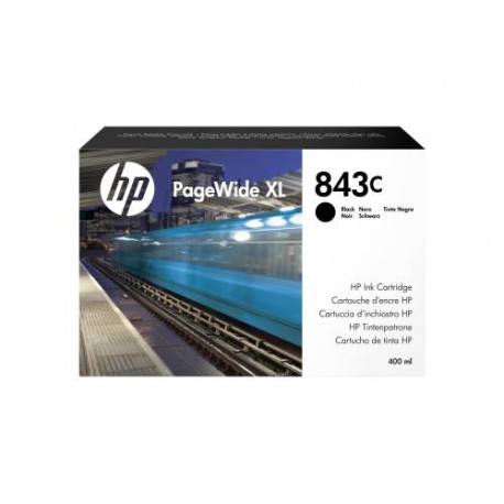 HP 843C 400-ml Black PageWide XL Ink Cartridge خرطوشة الحبر الأسود