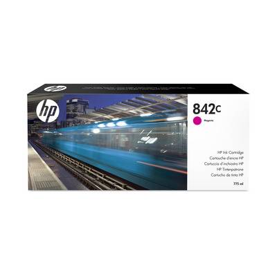 HP 842C 775-ml Magenta PageWide XL Ink Cartridge  خرطوشة حبر احمر