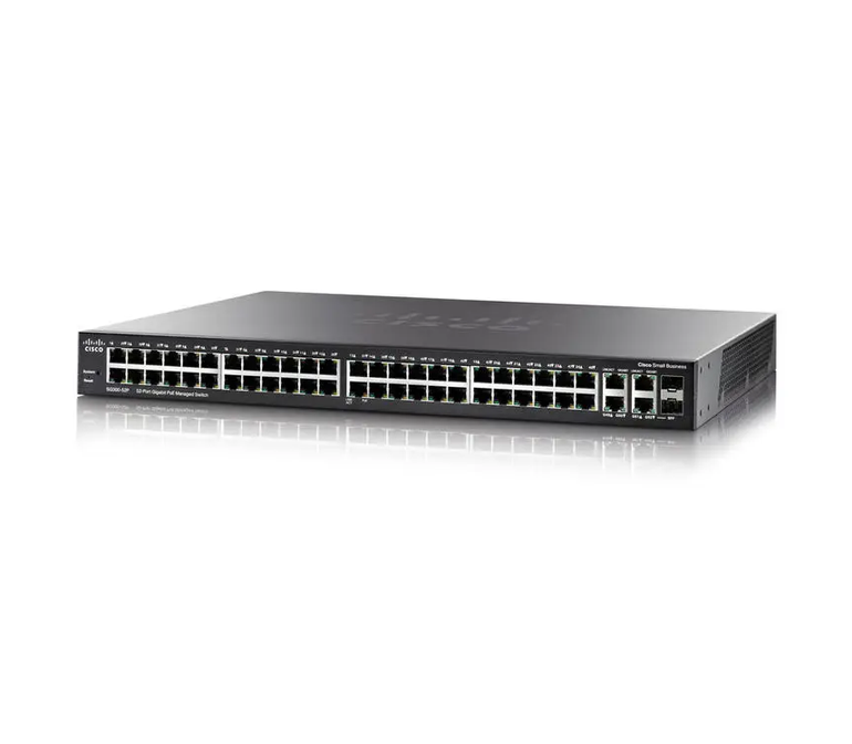 Cisco Managed Switch SG350-52MP 52-port Gigabit Max-PoE-SG350-52MP-K9-UK