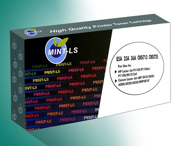 حبر ليزر منت ال اس 85A -35A-36A-CRG712/725 أسود