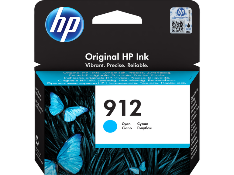 HP 912 Cyan Original Ink Cartridge خرطوشة حبر أصلية أزرق