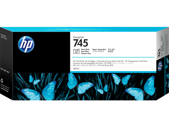 خرطوشة حبر أسود HP 745 DesignJet Photo Black