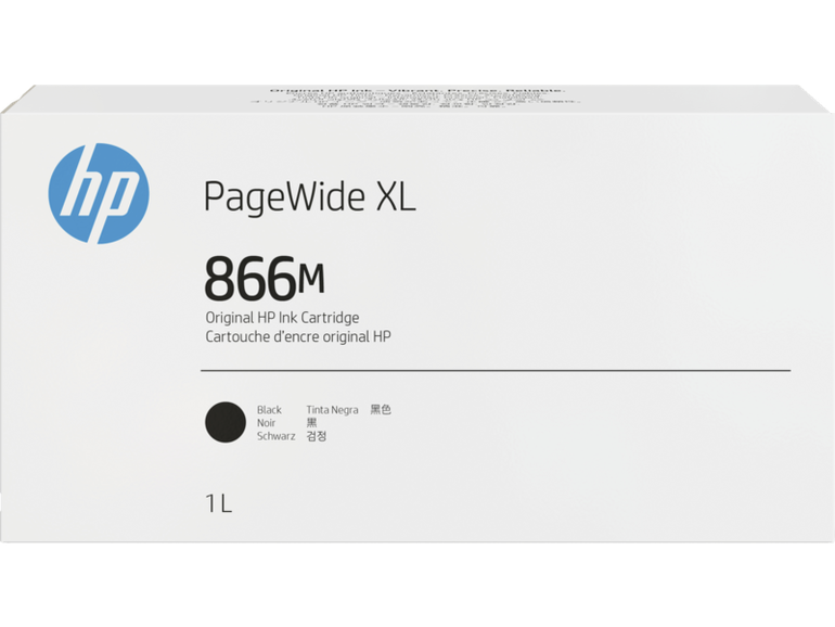 HP 866M 1L Black PageWide XL Ink Cartridge خرطوشة حبر أسود