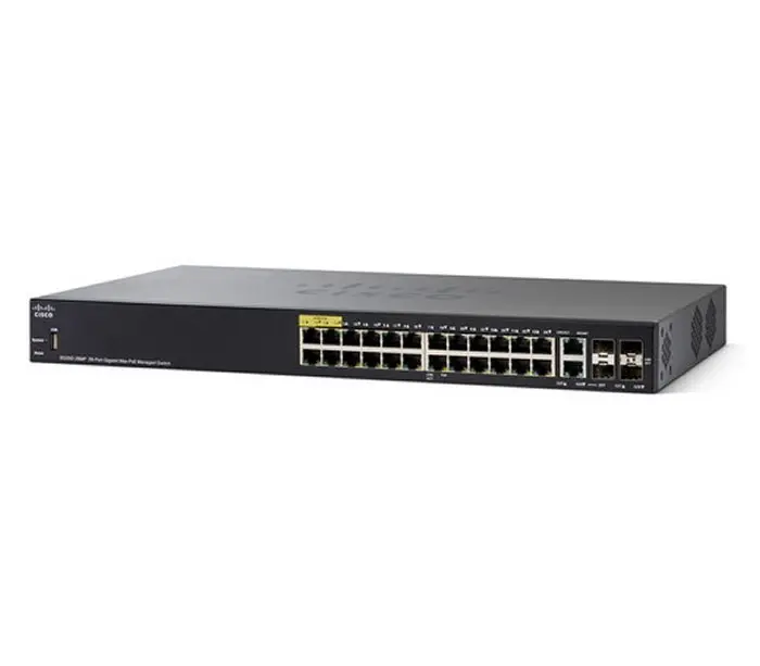 Cisco Managed Switch SG350-28P 28-port Gigabit POE-SG350-28P-K9-UK