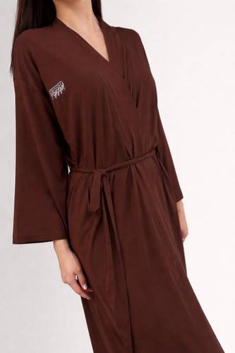 The Rachel Robe بني