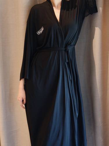 اسود The Rachel Robe