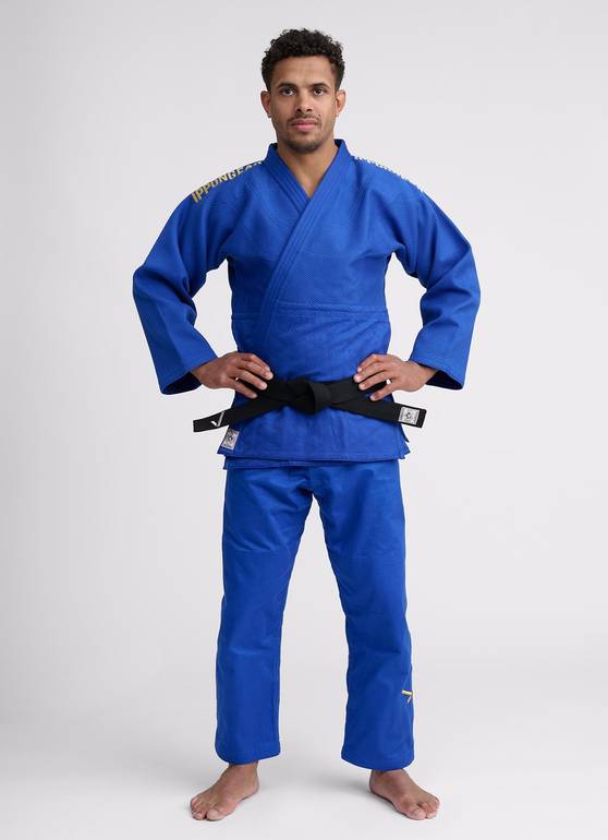 بدلة جودو معتمدة ازرق IPPON GEAR