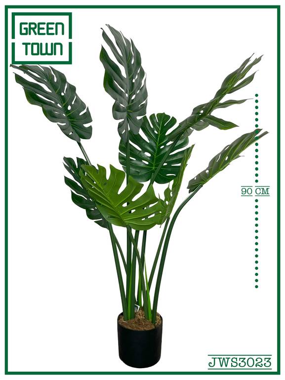 اشجار المونستيرا الصناعية-90cm/8L