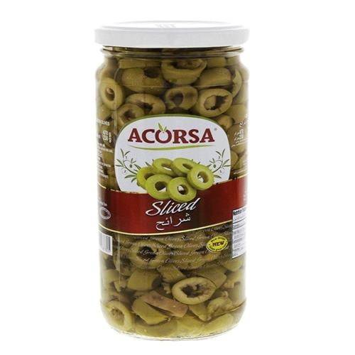 زيتون اخضر محشي اكورسا 950جم