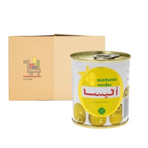 كرتون زيتون اخضر من اليسا شد12*100