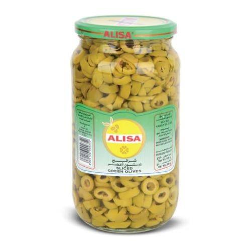 زيتون اليسا اخضر شرائح (500جم)