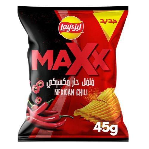 بطاطس ليز ماكس حار مكسيكي 45جم