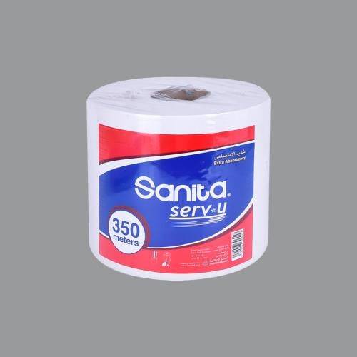 مناديل سانيتا تنشيف رول 350 متر
