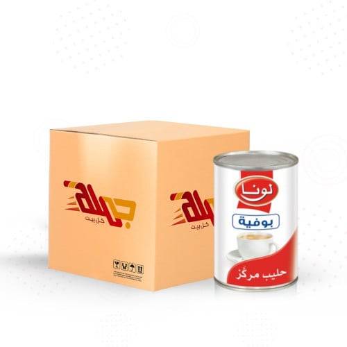 كرتون حليب سائل بوفيه من لونا 48 * 400 ج