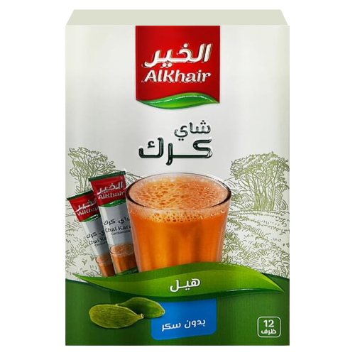 شاي كرك ايموجي بالهيل بدون سكر الخير 15جم