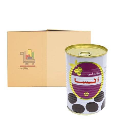 كرتون زيتون اسود وسط من اليسا 12*200