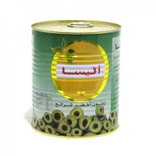 زيتون اليسا اخضر شرائح (3كيلو)