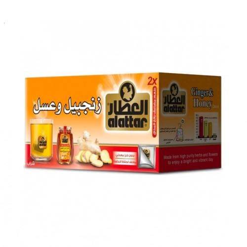 شاي زنجبيل وعسل العطار