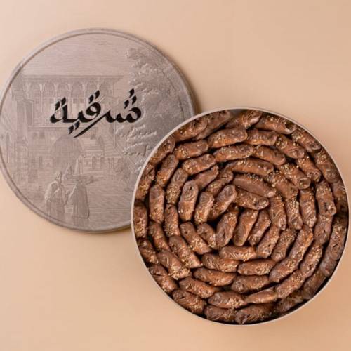 بقلاوة شرقية بيكان بالتشوكلت كبير
