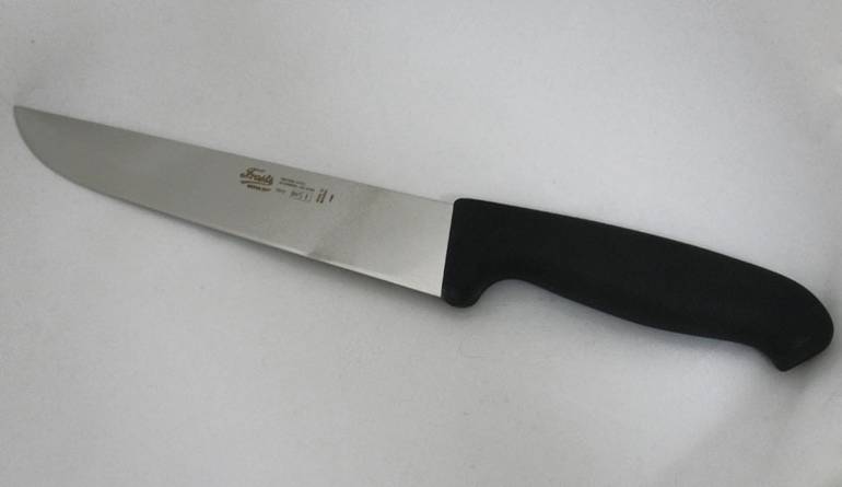سكين Wide Butcher knife Polyamide handle, Black 7145UG