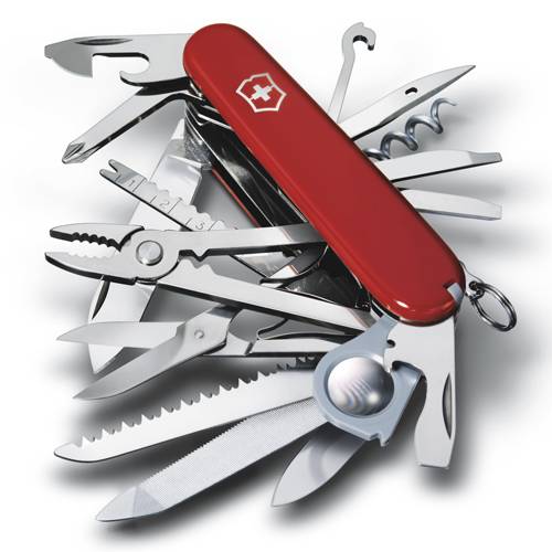 Victorinox Swiss Champ Red Pocket Knife
