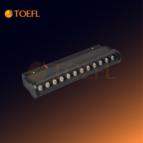 كشاف مجرى ذكي LED تحكم عن بعد عدسات متحرك 12 واط مقاس 22 سم