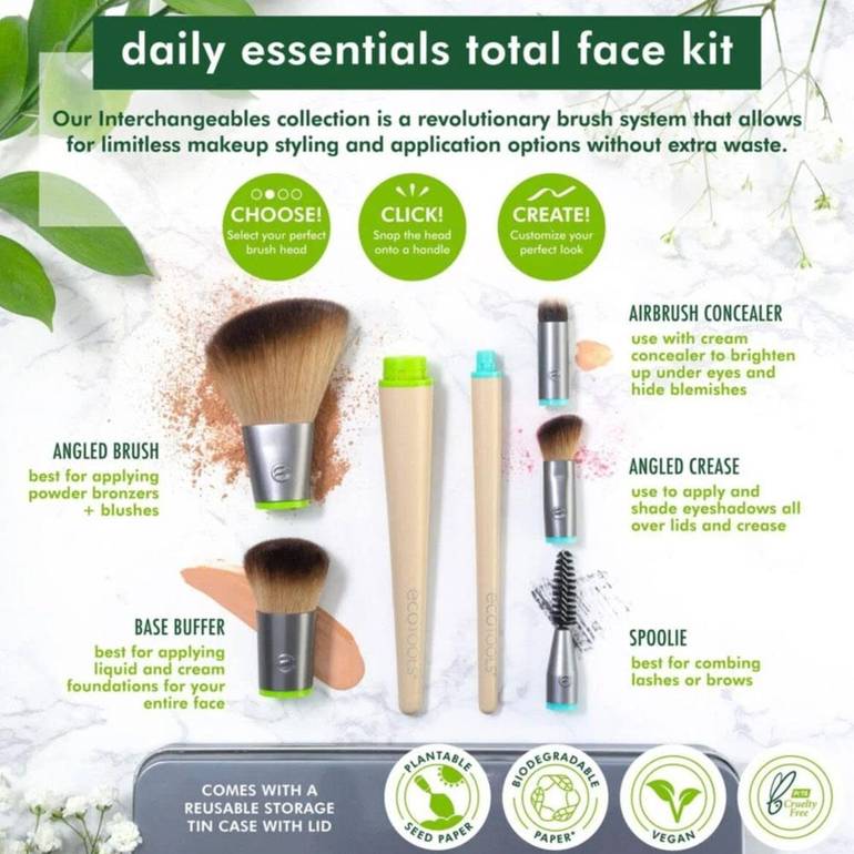 Daily Essentials Total Face Kit Makyaj Fırça Seti