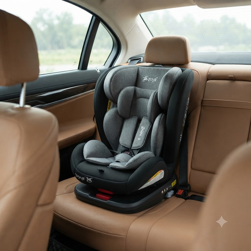 كرسي  و مقعد سيارة للاطفال الشامل 360 درجة أمان بنظام ايزوفيكس ISOFIX