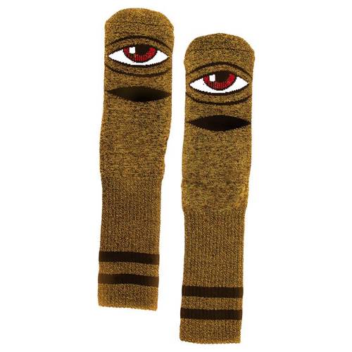 جوارب Toy Machine Heather Sect Eye – خردلي